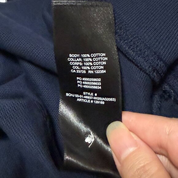 NWT Aritzia TNA Mighty Cotton™ Lomu Polo Longsleeve - Picture 10 of 10